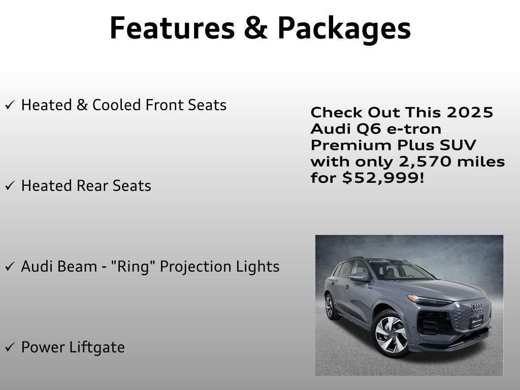 Used 2025 Audi Q6 e-tron Premium Plus w/ Premium Plus image 12