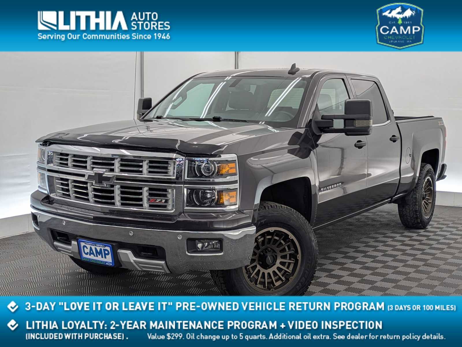 Used 2015 Chevrolet Silverado 1500 LTZ Z71 w/ LTZ Plus Package image 1