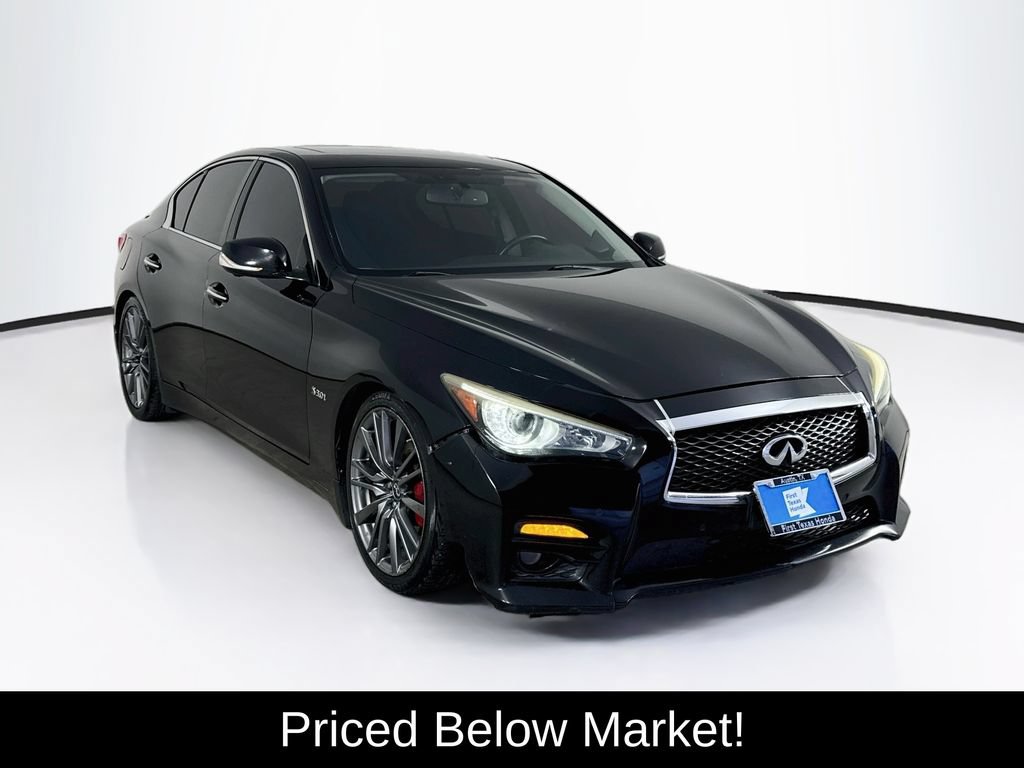 Used 2017 INFINITI Q50 Red Sport 400 AWD/4WD image 1