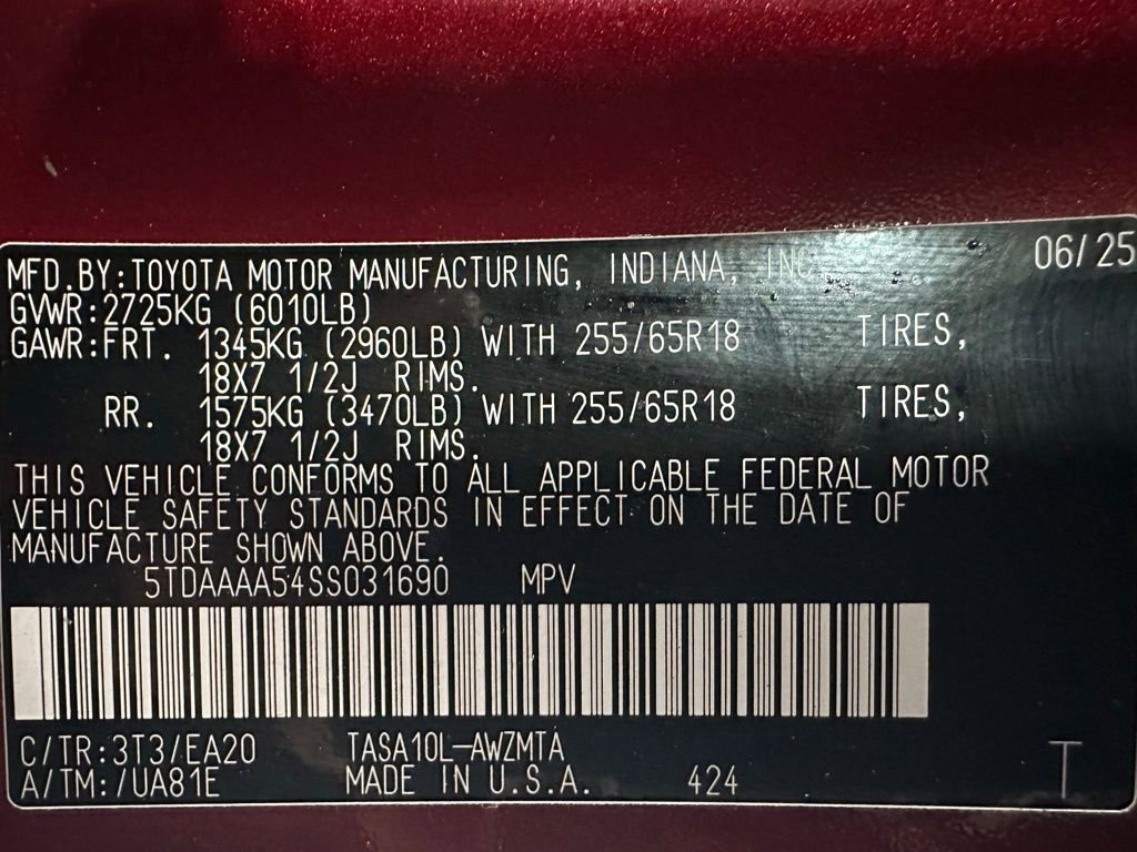 Used 2025 Toyota Grand Highlander FWD image 11