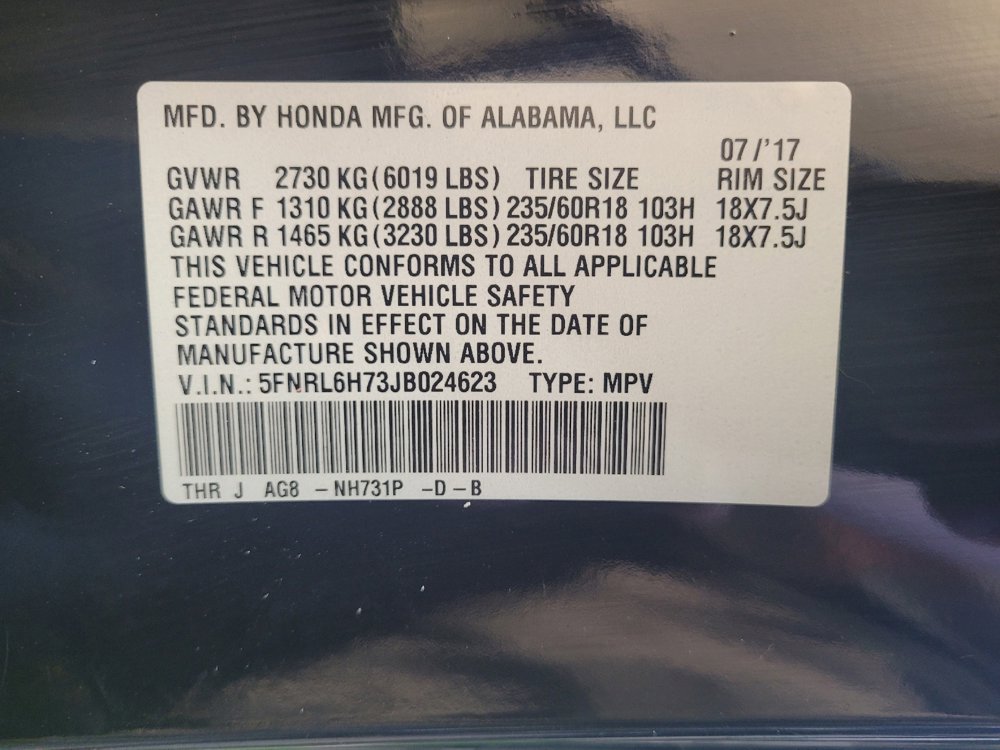 Used 2018 Honda Odyssey EX-L image 33