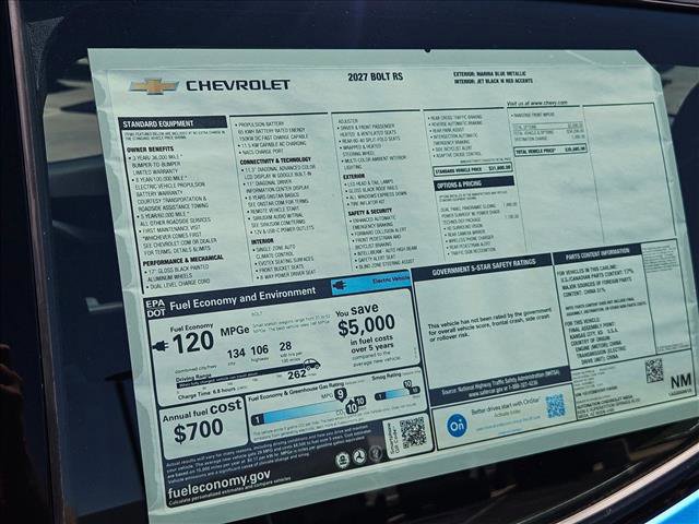 New 2027 Chevrolet Bolt RS image 17