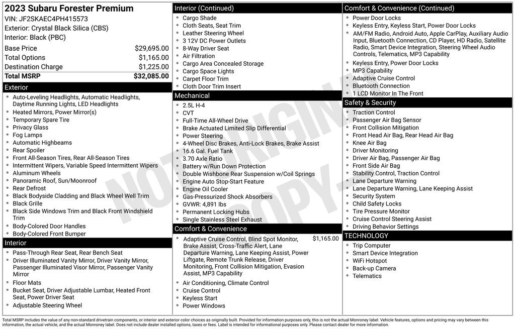 Used 2023 Subaru Forester Premium image 41