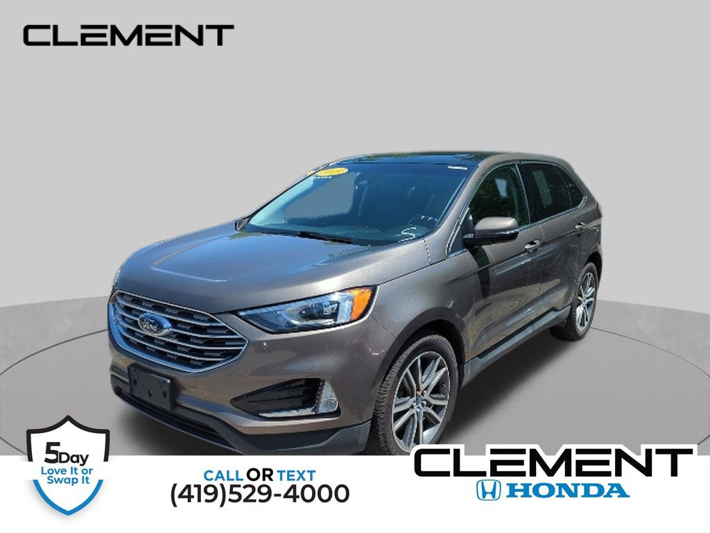 Used 2019 Ford Edge Titanium w/ Class II Trailer Tow Package AWD/4WD image 1