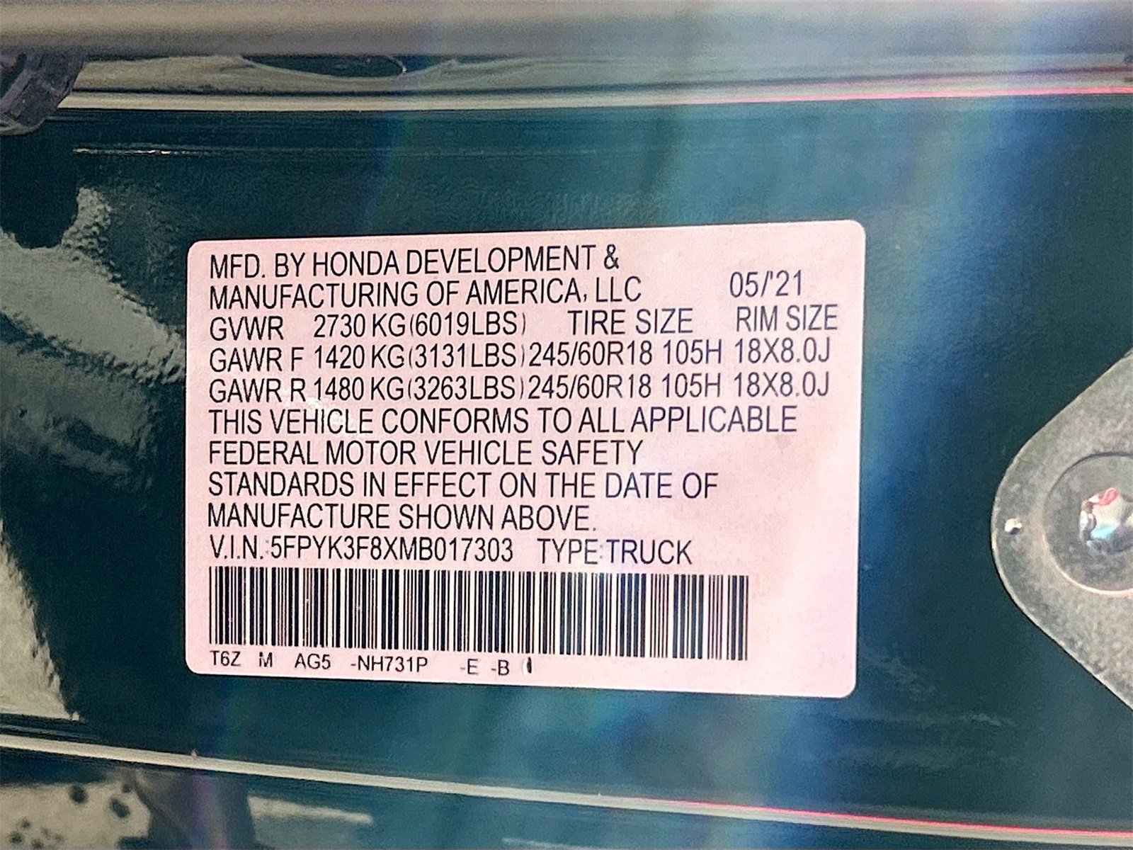 Used 2021 Honda Ridgeline Black Edition image 34