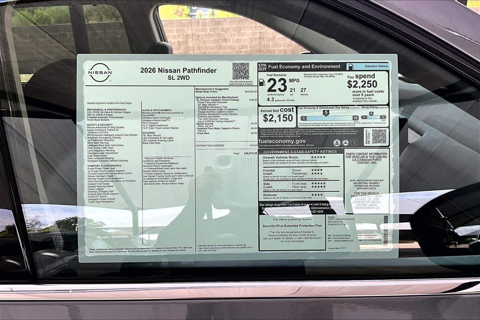 New 2026 Nissan Pathfinder SL FWD image 19