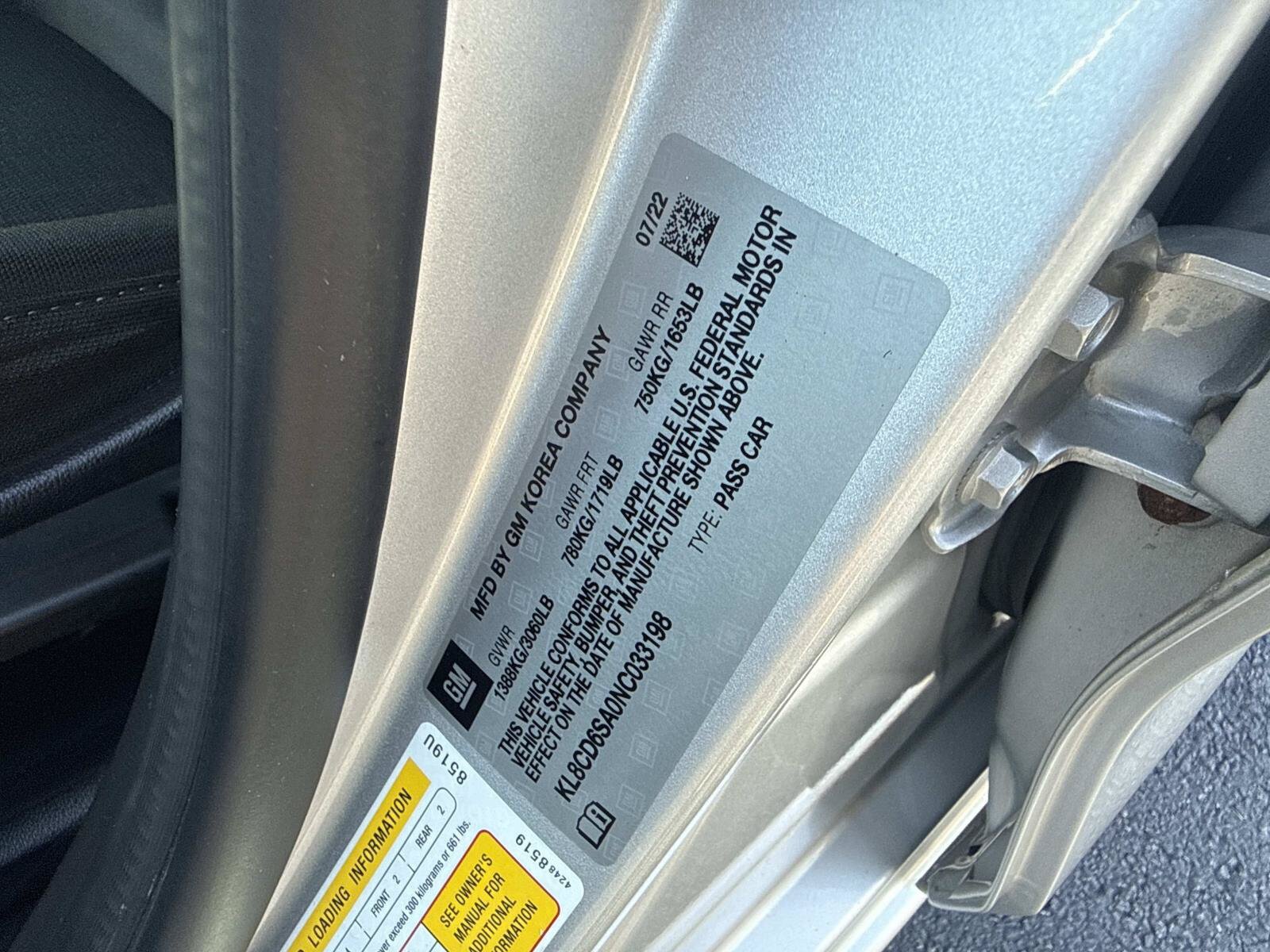 Used 2022 Chevrolet Spark LT FWD image 19