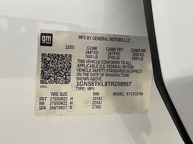 New 2026 Chevrolet Tahoe High Country w/ Sun And Tow Package image 23