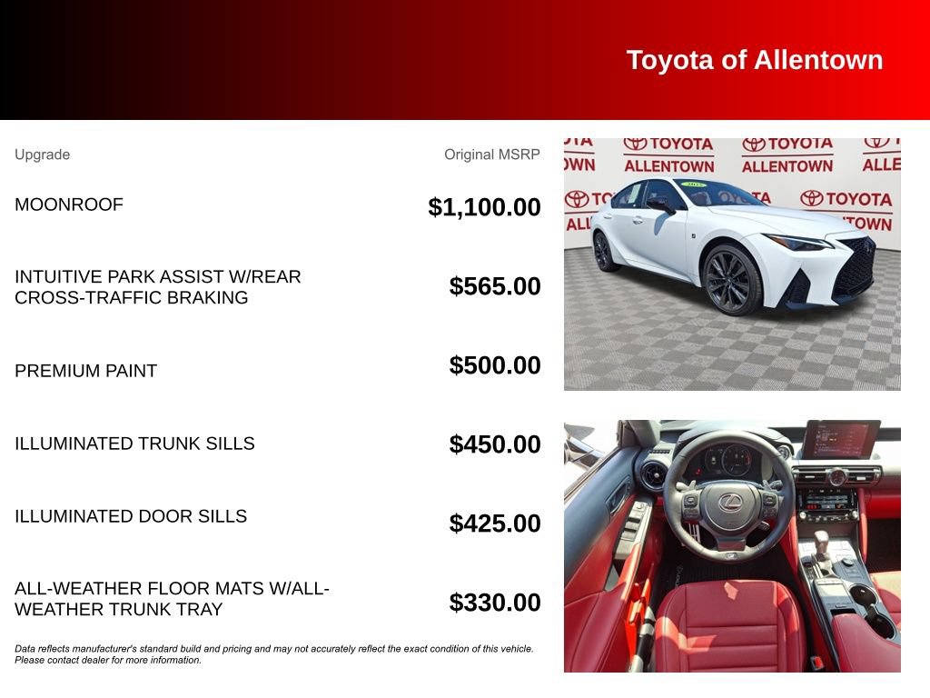 Used 2025 Lexus IS 350 F Sport AWD/4WD image 5