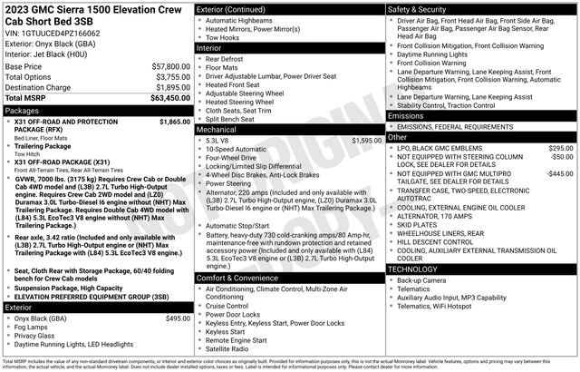 Certified 2023 GMC Sierra 1500 Elevation image 7