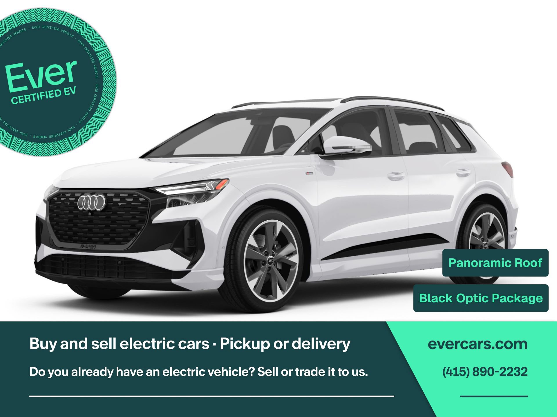 Used 2023 Audi Q4 e-tron Prestige w/ Black Optic Package AWD/4WD image 1