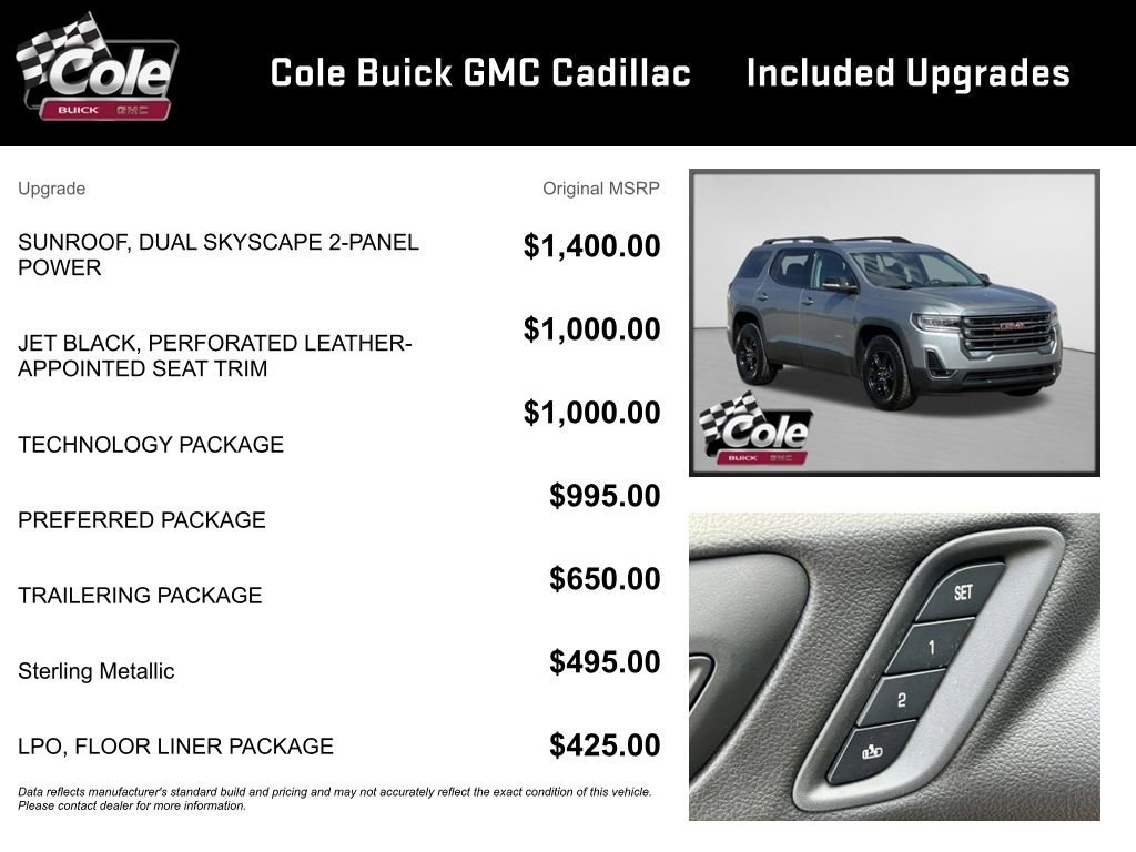 Certified 2023 GMC Acadia AT4 w/ Technology Package AWD/4WD video 3