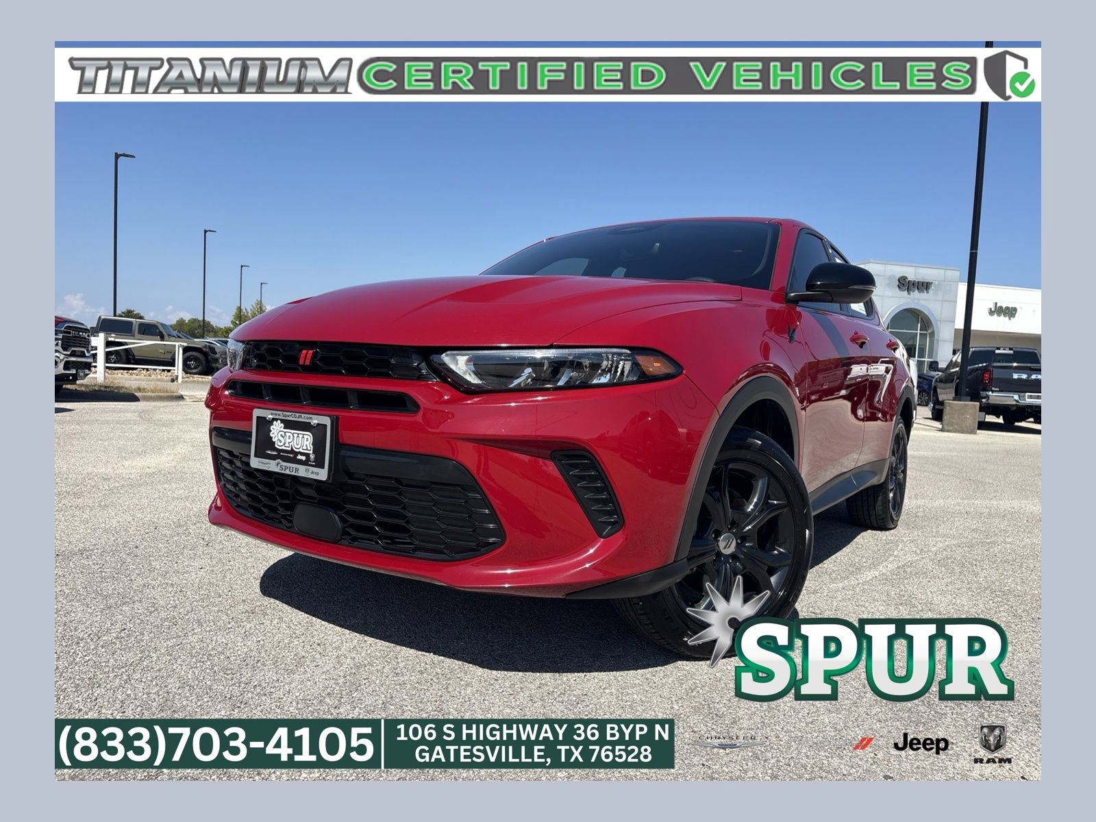 Used 2023 Dodge Hornet GT w/ GT Blacktop Package AWD/4WD image 1