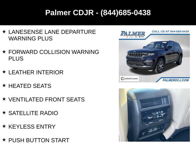 Certified 2024 Jeep Grand Cherokee Limited w/ Luxury Tech Group II image 12