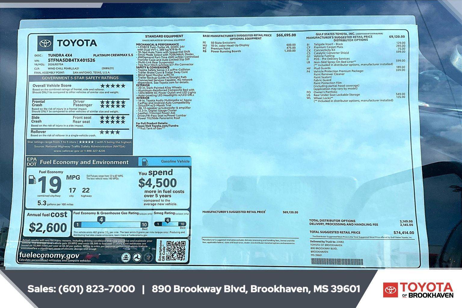 New 2026 Toyota Tundra Platinum image 12