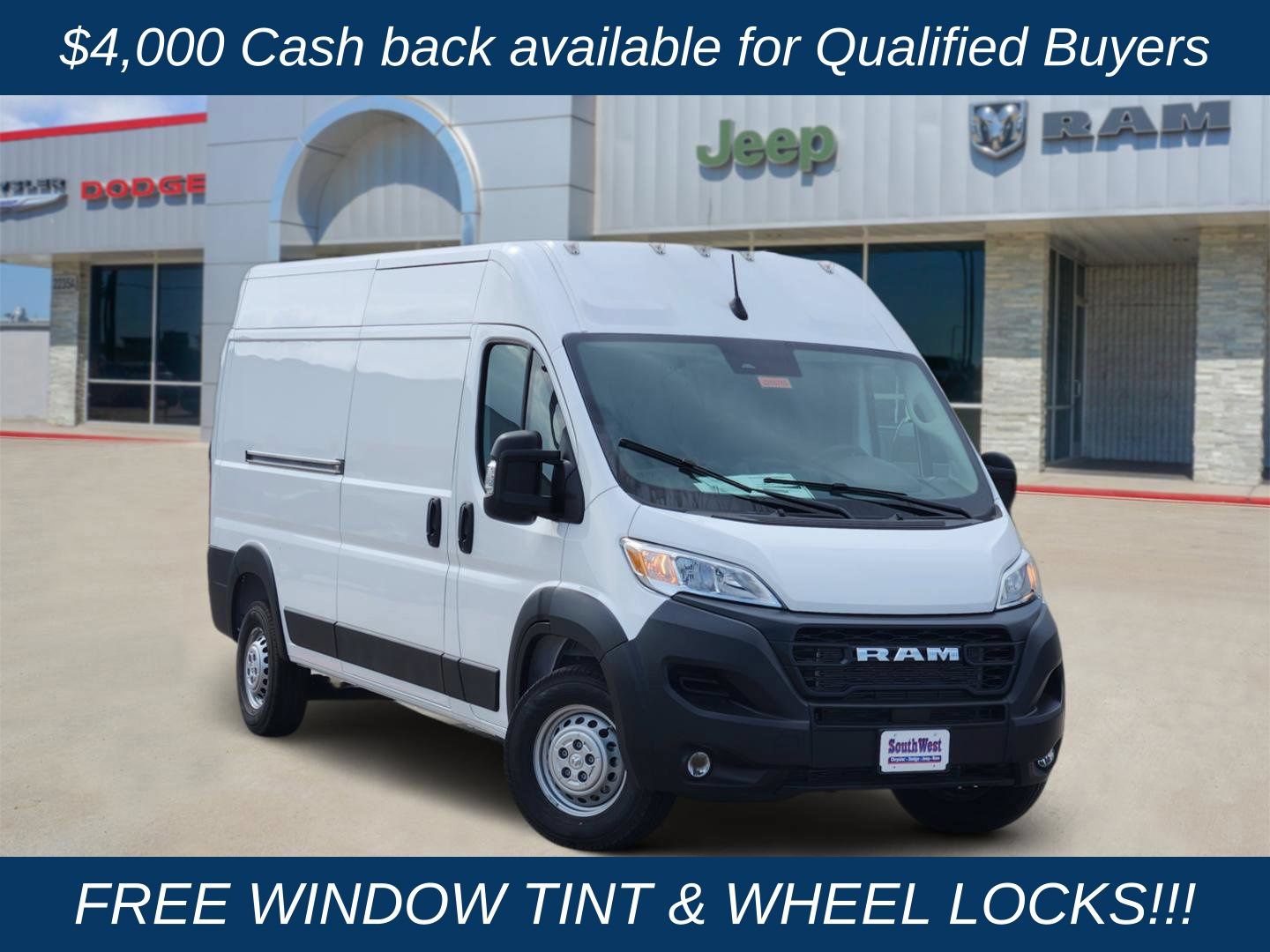 New 2026 RAM ProMaster 2500 w/ Convenience Group FWD 360° Tour