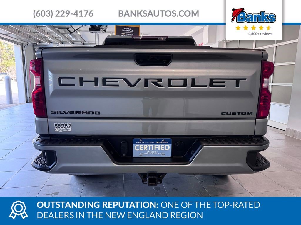 Certified 2023 Chevrolet Silverado 1500 Custom w/ LPO, Dark Essentials Package AWD/4WD image 6