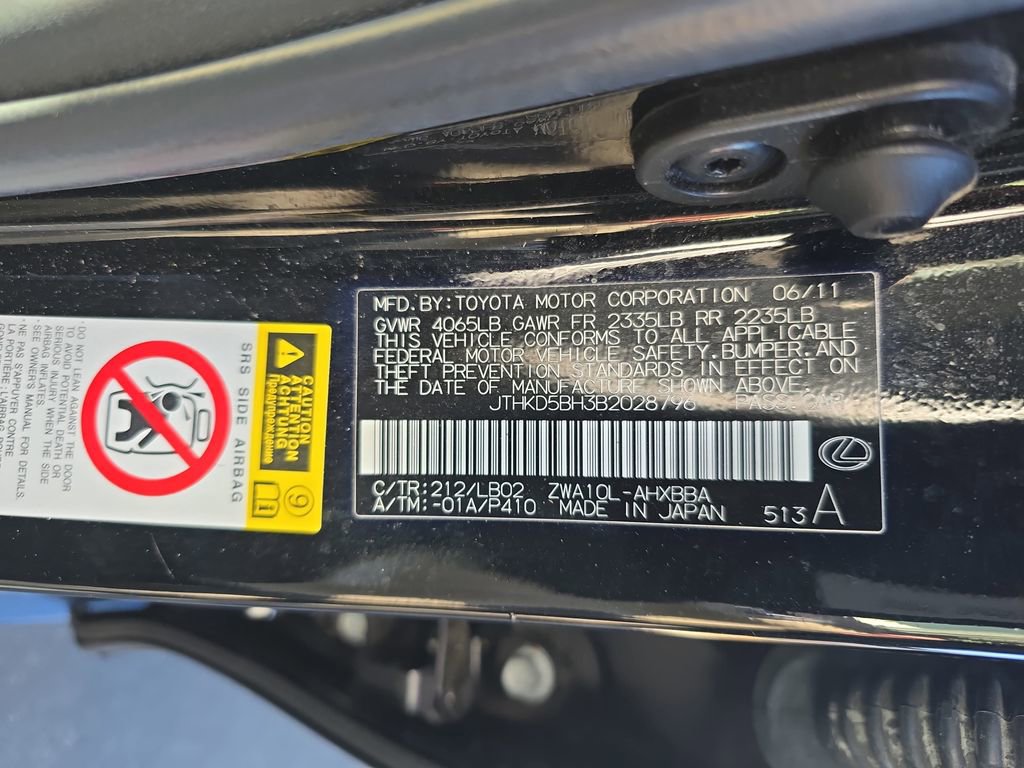 Used 2011 Lexus CT 200h Premium w/ Premium Audio Pkg image 33