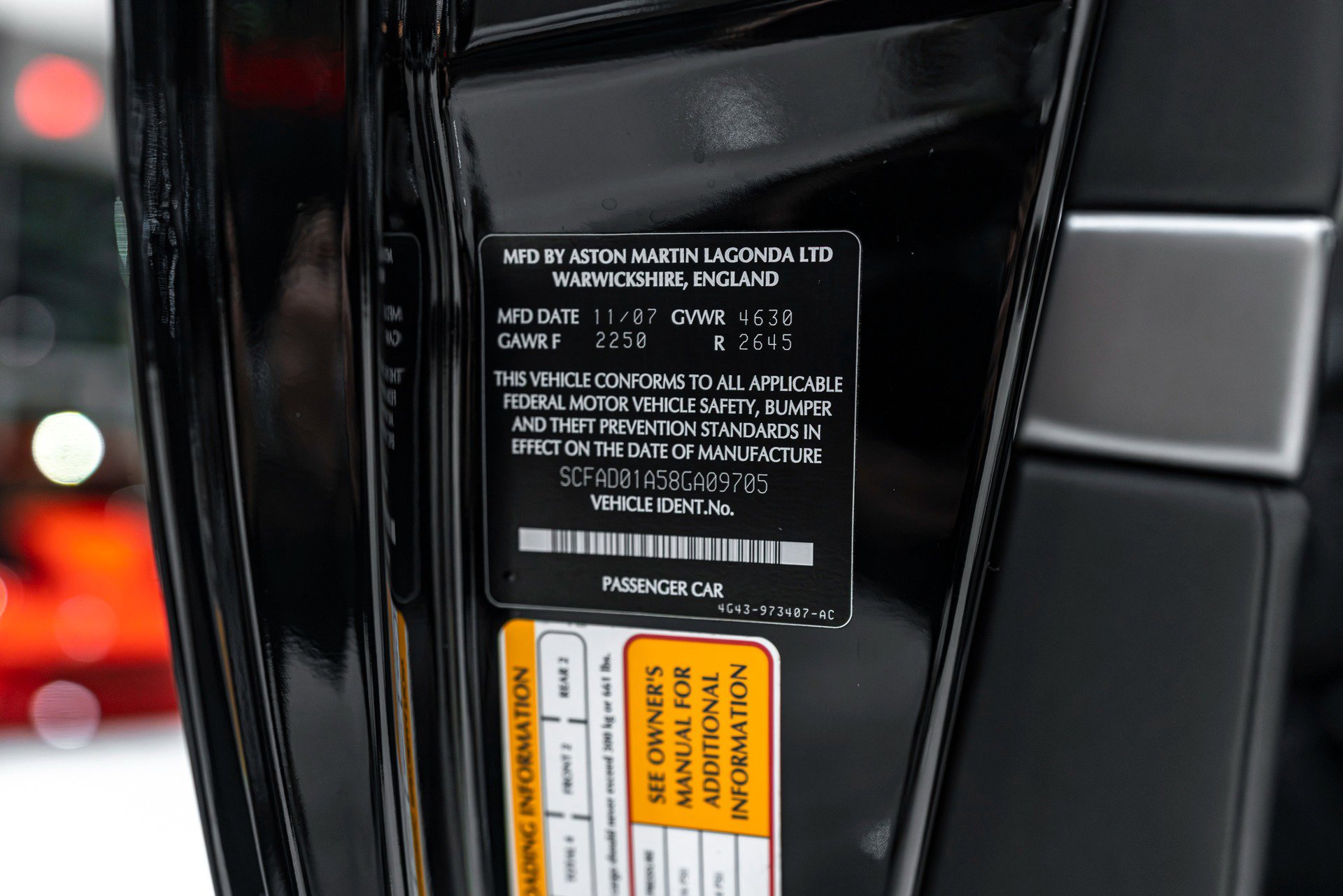 Used 2008 Aston Martin DB9 Coupe image 60