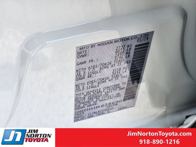 Used 2024 Nissan Frontier SV AWD/4WD image 33