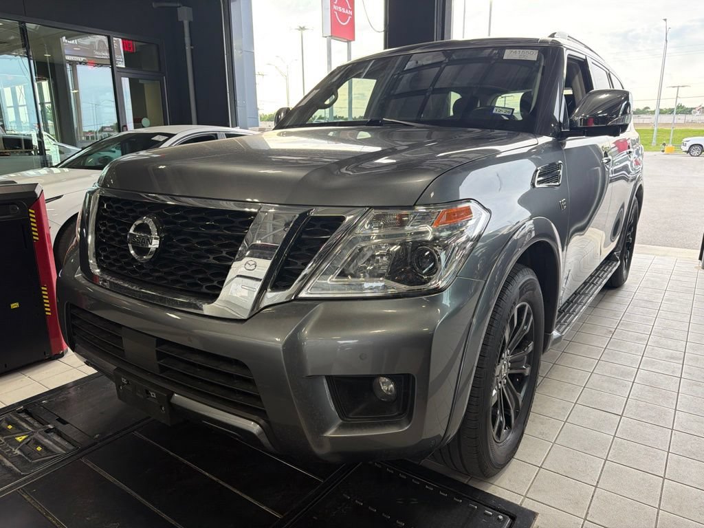 Used 2019 Nissan Armada Platinum w/ Captain's Chairs Package RWD image 1