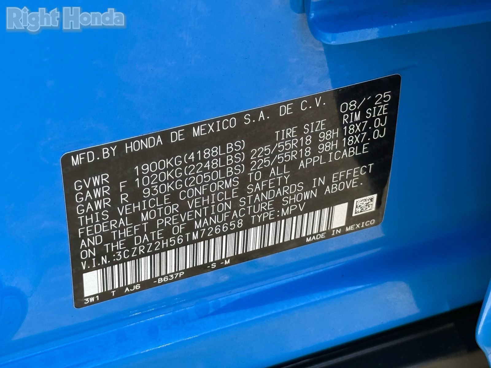 Certified 2026 Honda HR-V Sport image 35