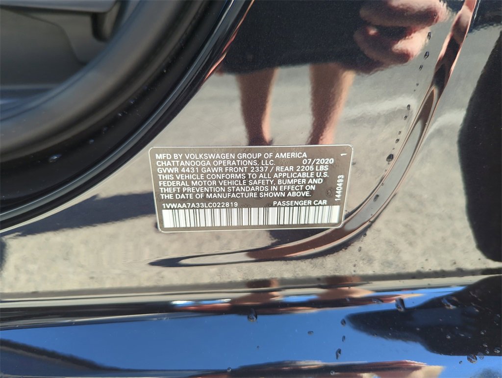 Used 2020 Volkswagen Passat 2.0T S image 46