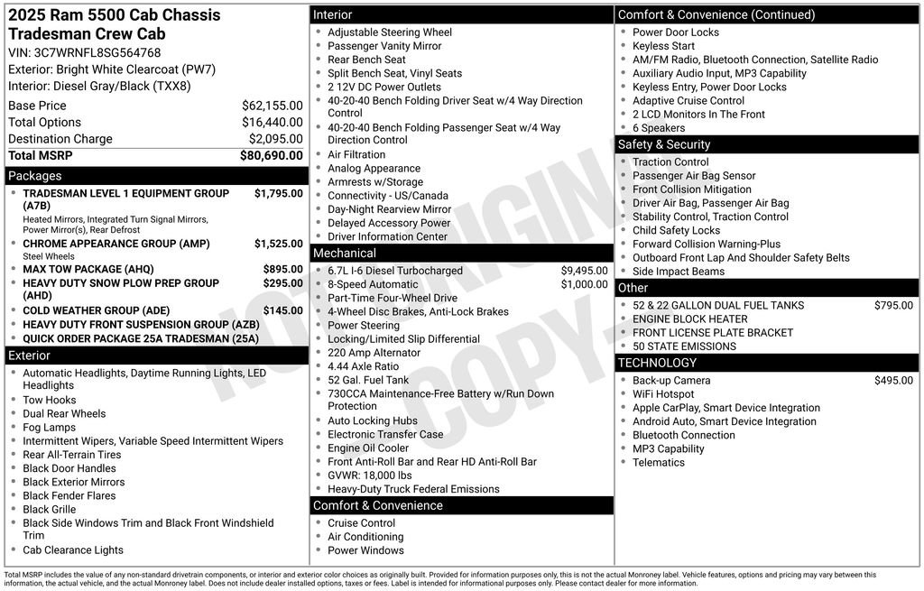 New 2025 RAM 5500 Tradesman image 34