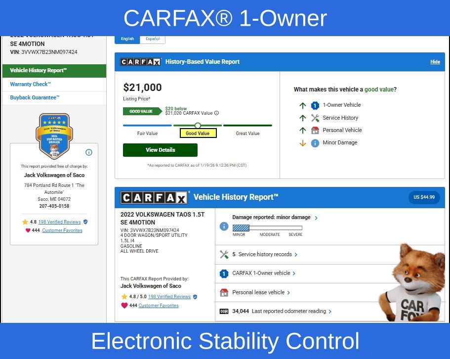 Used 2022 Volkswagen Taos SE image 11