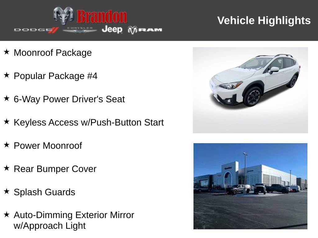 Used 2022 Subaru Crosstrek 2.0i Premium w/ Moonroof Package image 3