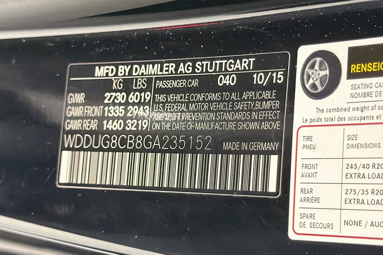 Certified 2016 Mercedes-Benz S 550 Sedan image 25