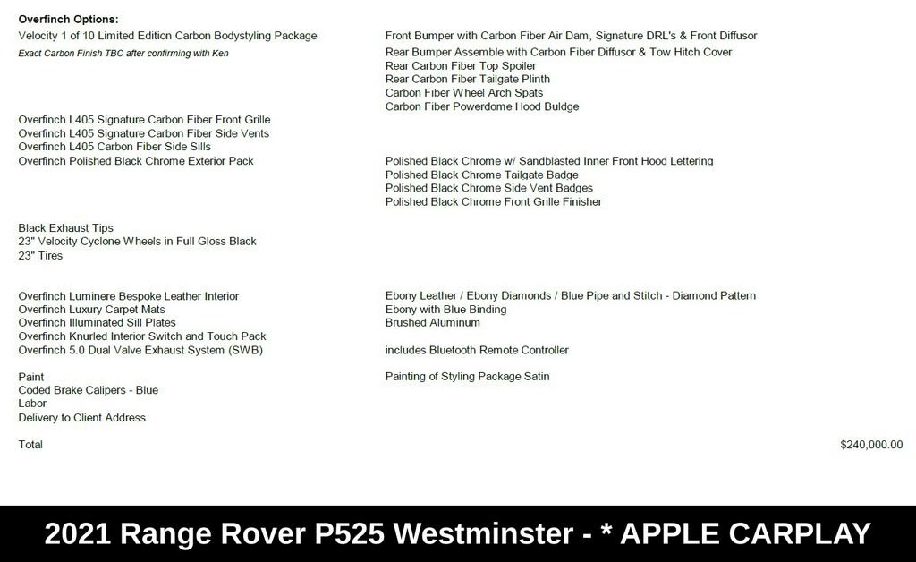 Used 2021 Land Rover Range Rover Westminster Edition AWD/4WD image 5