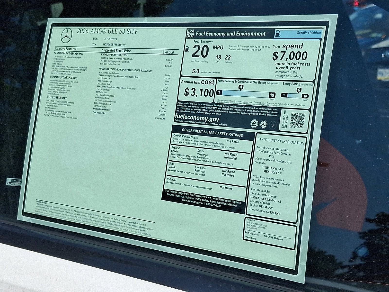 New 2026 Mercedes-Benz GLE 53 AMG 4MATIC image 20