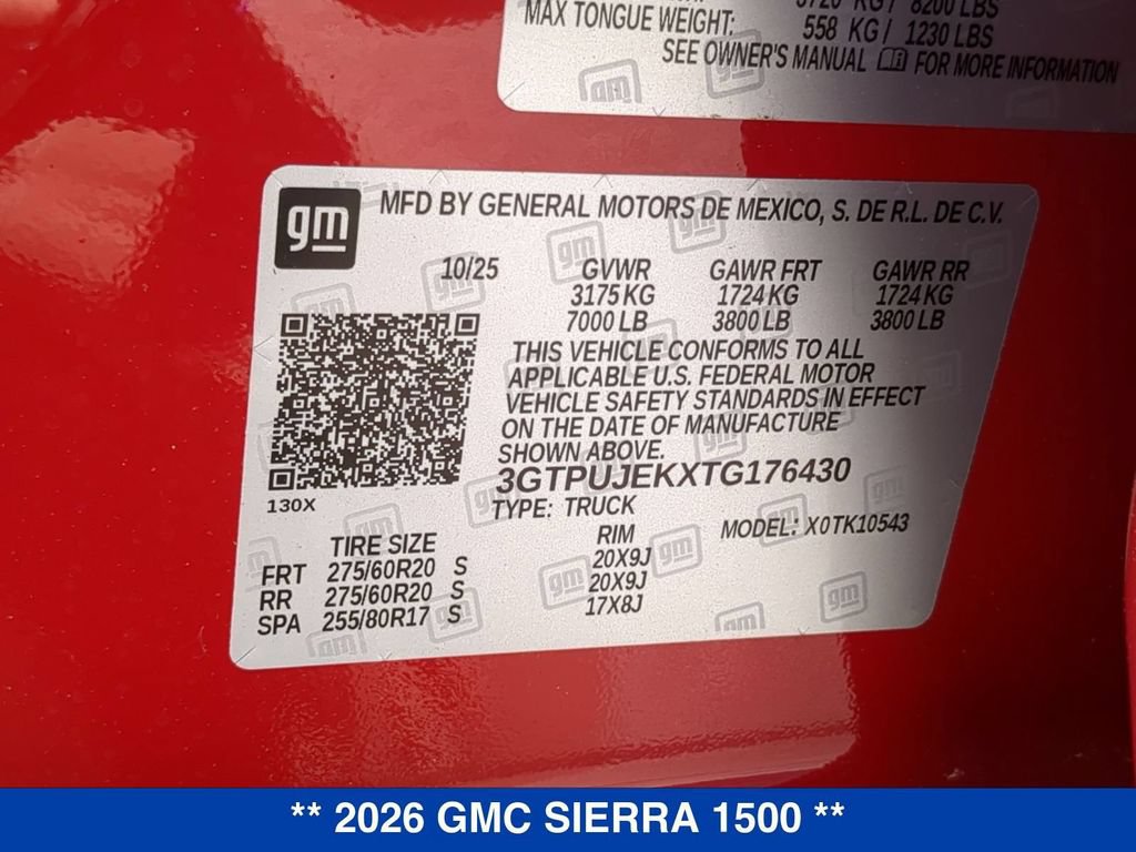 New 2026 GMC Sierra 1500 Elevation AWD/4WD image 24