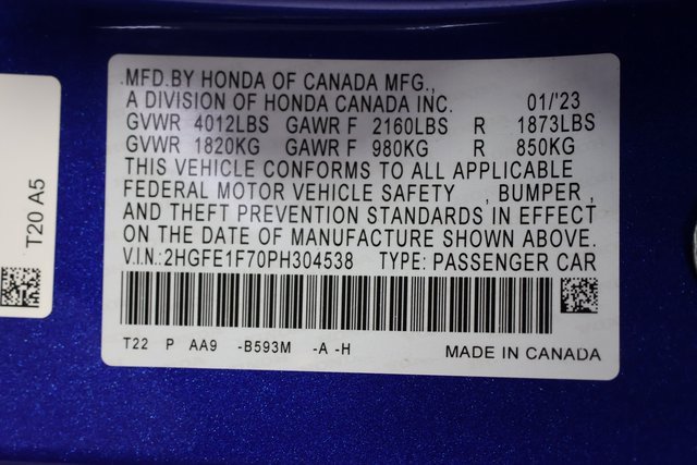 Used 2023 Honda Civic EX image 29