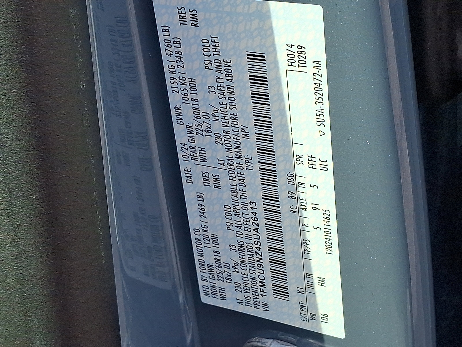 Certified 2025 Ford Escape ST-Line Elite w/ Tech Pack #1 image 29