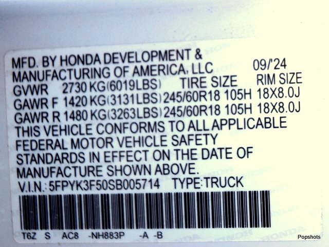 Certified 2025 Honda Ridgeline RTL image 22