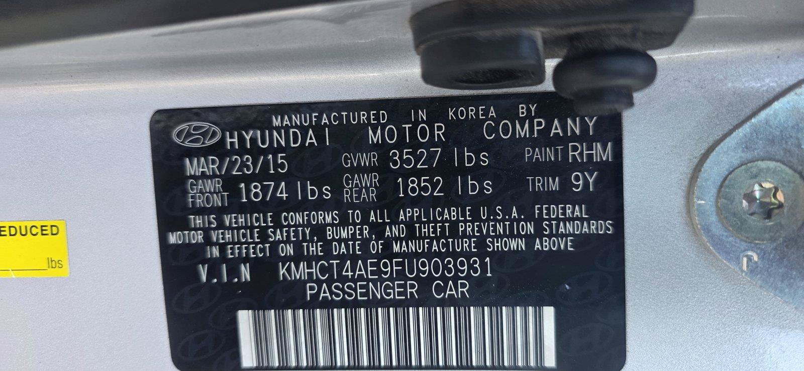 Used 2015 Hyundai Accent GLS w/ Option Group 02 FWD image 21