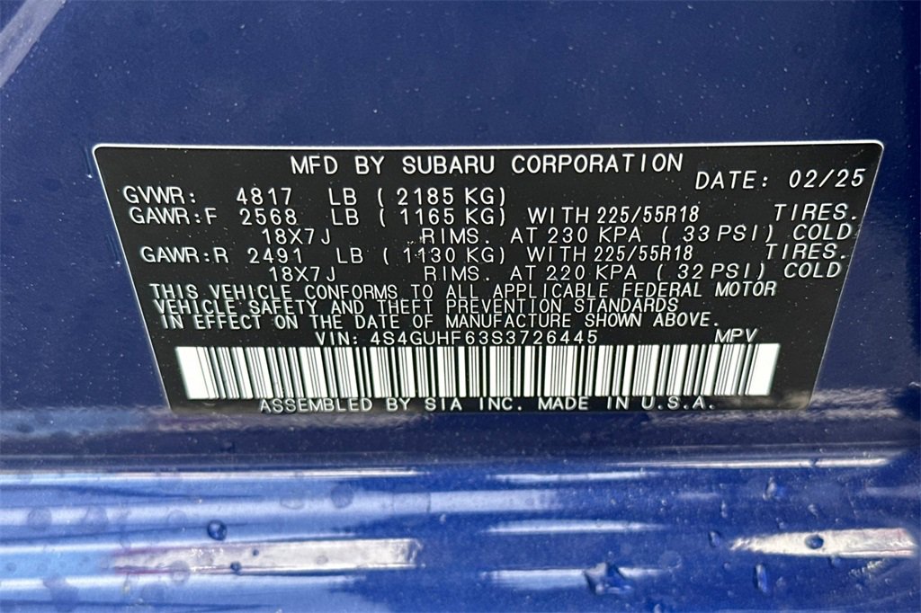 Used 2025 Subaru Crosstrek 2.5i Sport w/ Popular Package #4A image 32