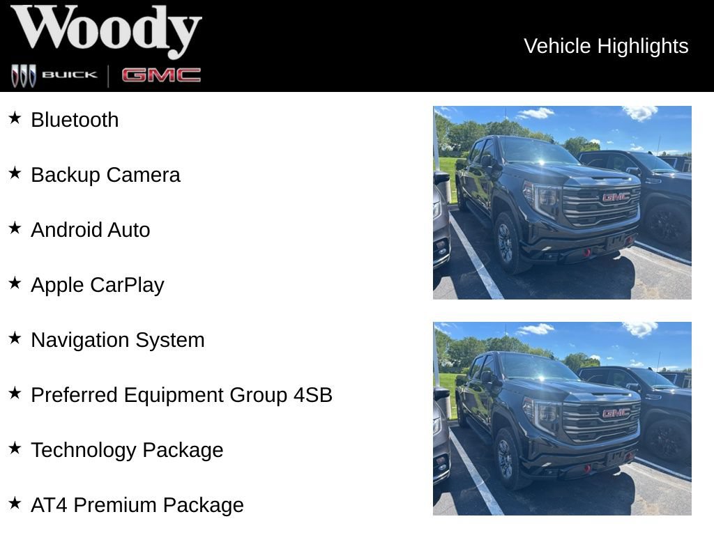 Used 2024 GMC Sierra 1500 AT4 w/ Technology Package AWD/4WD image 3