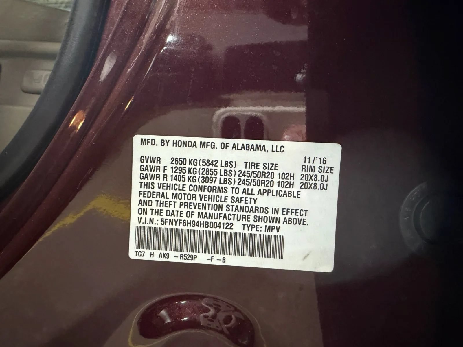 Used 2017 Honda Pilot Touring image 25