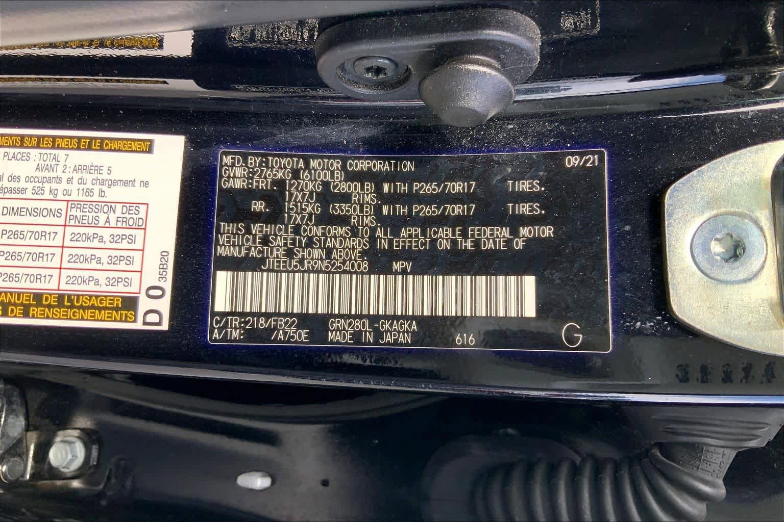 Used 2022 Toyota 4Runner SR5 RWD image 30