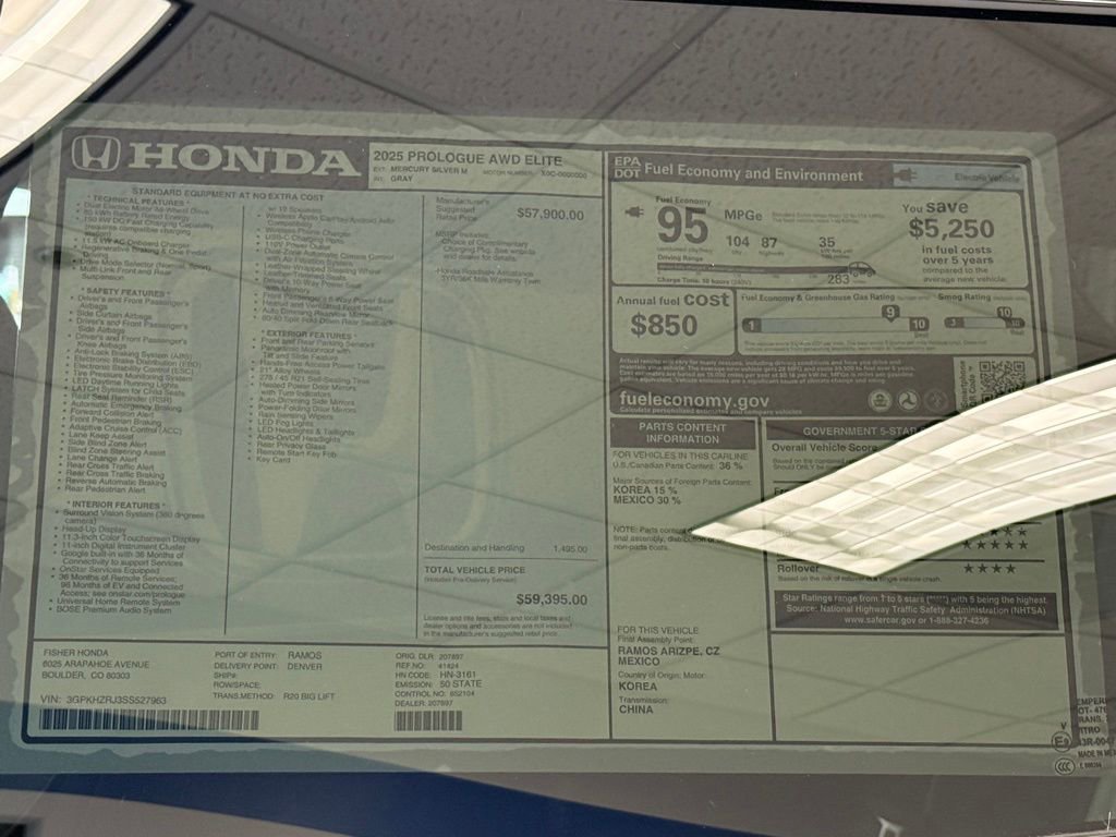 New 2025 Honda Prologue Elite image 26