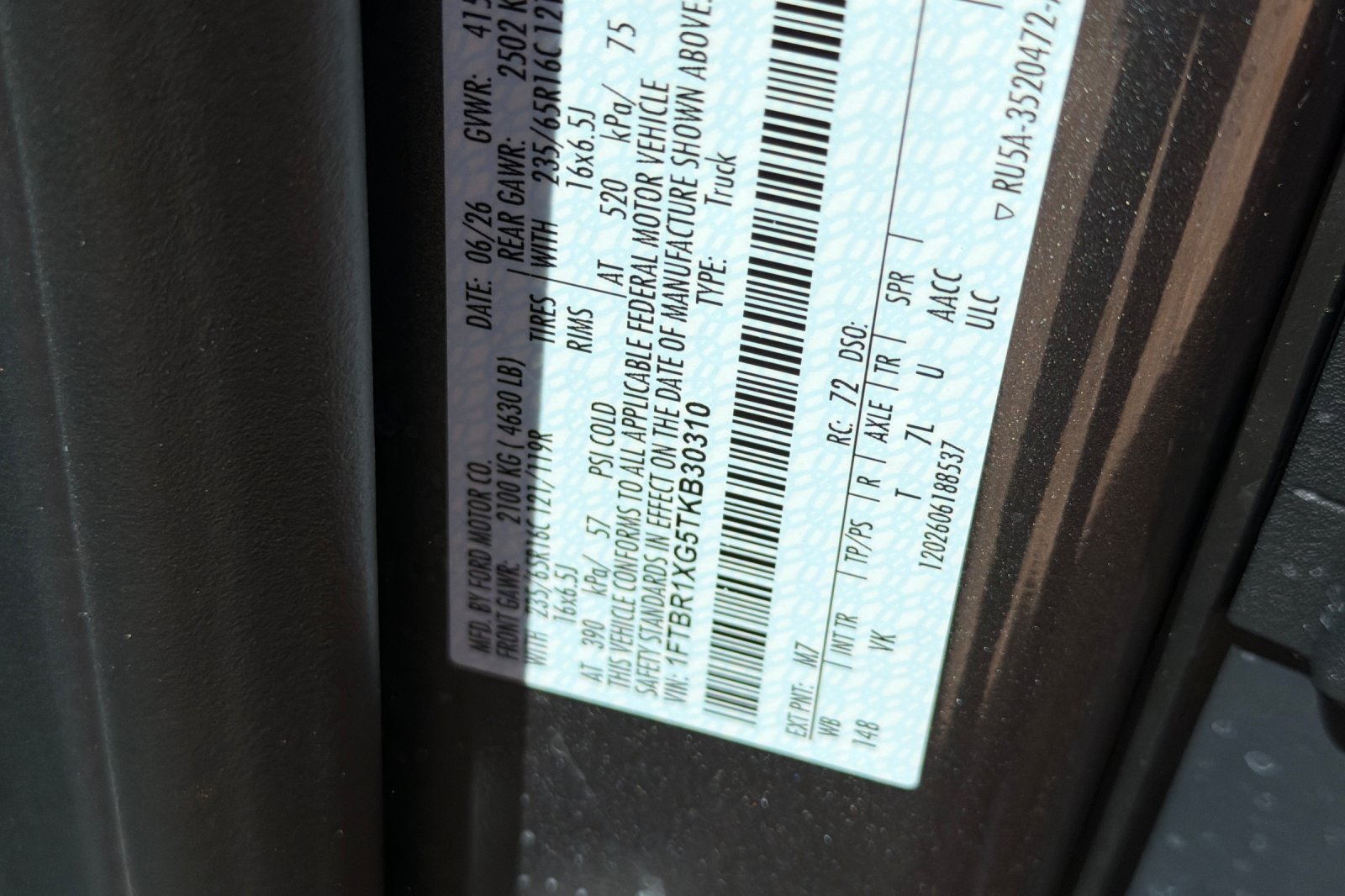 New 2026 Ford Transit 250 148 High Roof w/ Load Area Protection Package RWD image 34