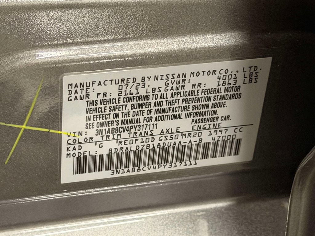 Used 2023 Nissan Sentra SV w/ All-Weather Package FWD image 30