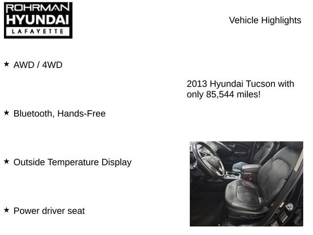 Used 2013 Hyundai Tucson Limited AWD/4WD image 7