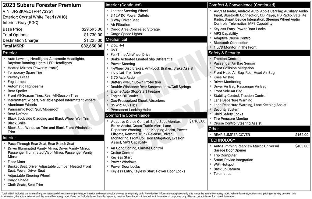 Used 2023 Subaru Forester Premium image 19