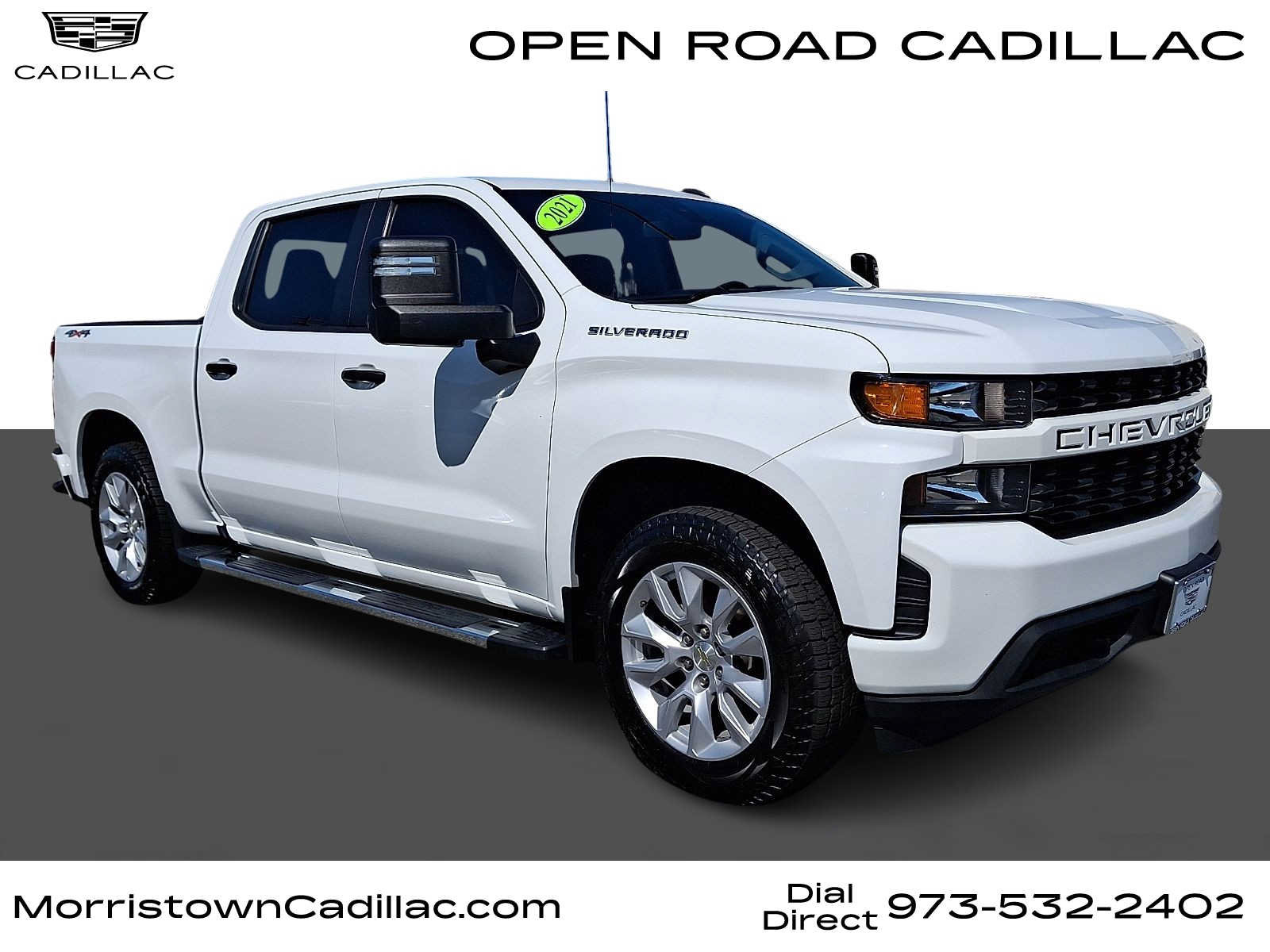 Used 2021 Chevrolet Silverado 1500 Custom w/ Custom Max Trailering Package