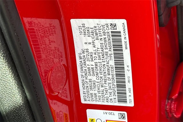 Certified 2024 Honda Civic Sport image 29
