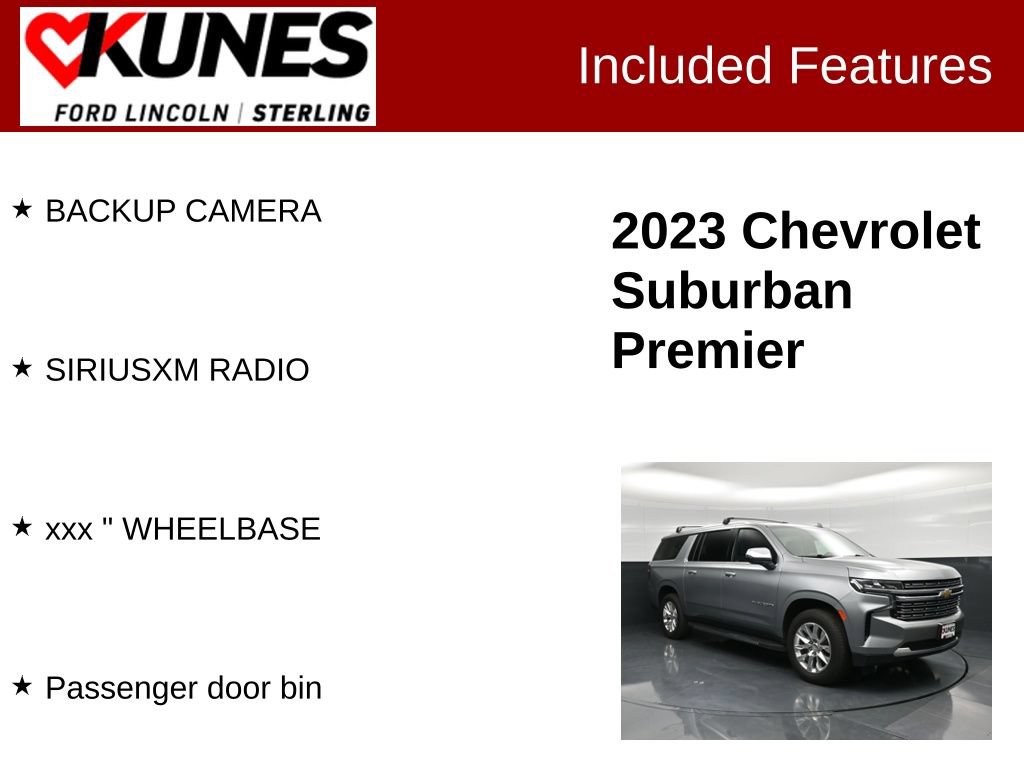 Used 2023 Chevrolet Suburban Premier AWD/4WD image 3